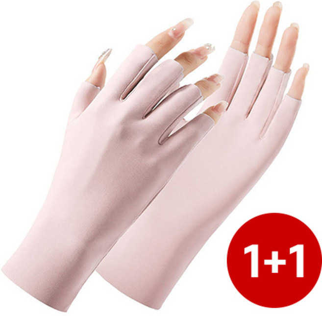 감성스터프 여성 아이스 운전 등산 반장갑 2세트