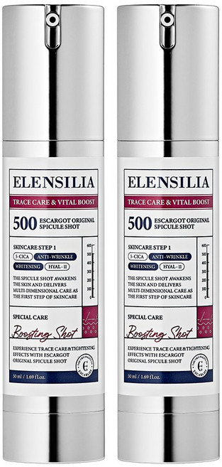 엘렌실라 에스카르고 오리지날 달팽이 세럼 니들 에센스 500 샷 1개, 2개, 50ml