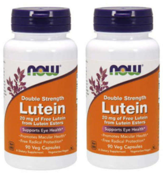 나우푸드 더블 스트랭스 루테인 20mg 베지 캡슐, 90정, 2개