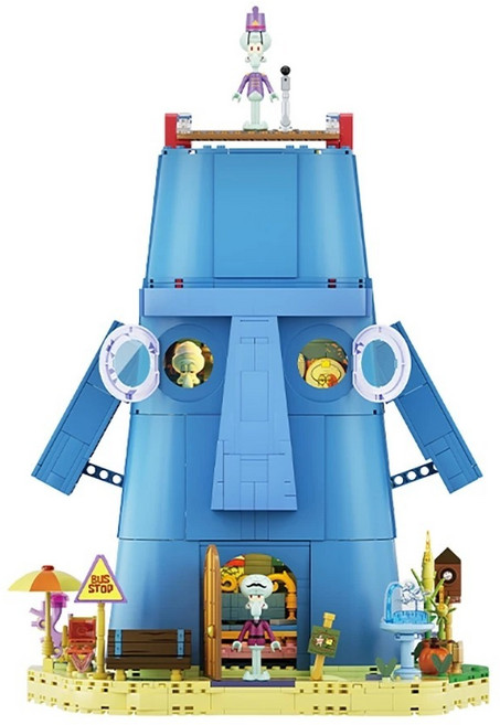 AREAX磚區 海綿寶寶章魚哥石像屋