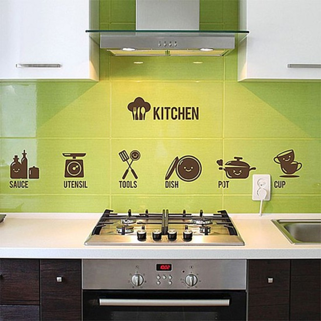 디콘 미니주방 그래픽스티커 시트지 벽지 포인트, 핑크