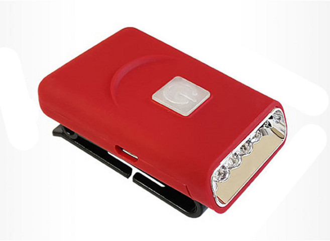 찰리스피싱 캡라이트 헤드랜턴 검정, 레드, 1개