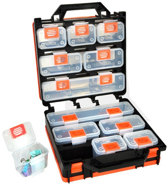 썬키 멀티박스 공구함 양면부품함 SUB-12 15 18 300*280*145, 1개