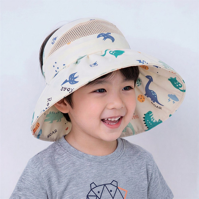 멜로우두두 아기 유아 썸머 오픈 버킷햇 플랩캡
