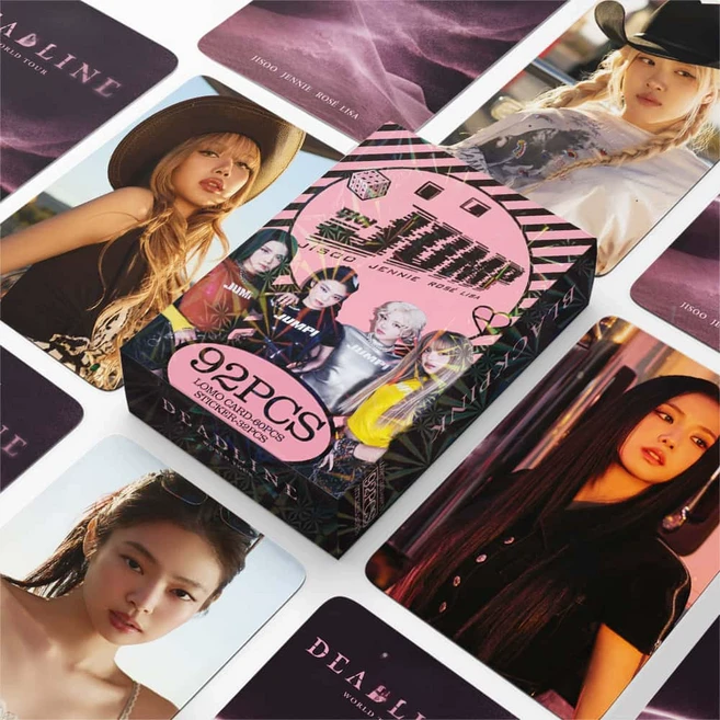 2026NEW Black pink 블랙핑크 포토카드60장+스티커64장 옵션6종류, 블랙핑크92옵션4