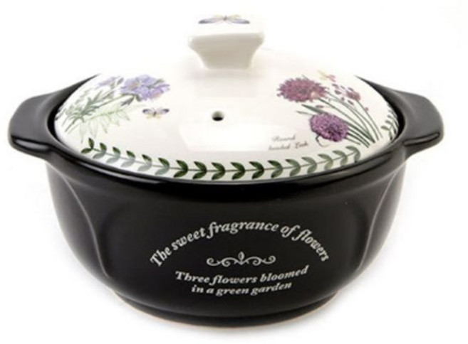 키친플라워 세라믹 내열냄비, 1개, 중