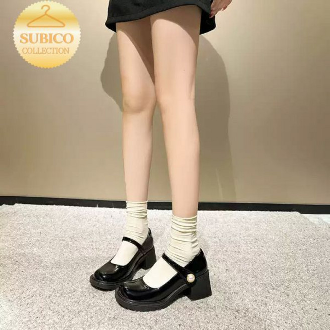 손해보기싫어서 신민아 구두 신발 메리제인 슈즈 플랫폼 통굽 로퍼 에나멜 장원영