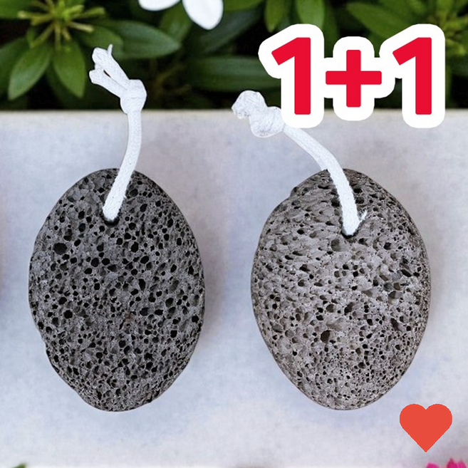 바디케어 화산석 발 뒷꿈치 굳은살 각질케어 화강암 사포, 1개, 1개입