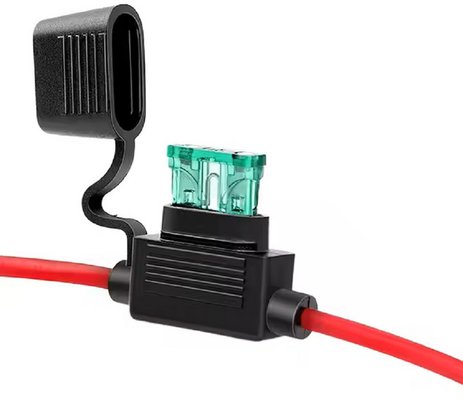 대형퓨즈용 16AWG 전선 방수퓨즈홀더+ 30A 휴즈 포함 ATO/ATC Fuse Holder with 30A Fuse