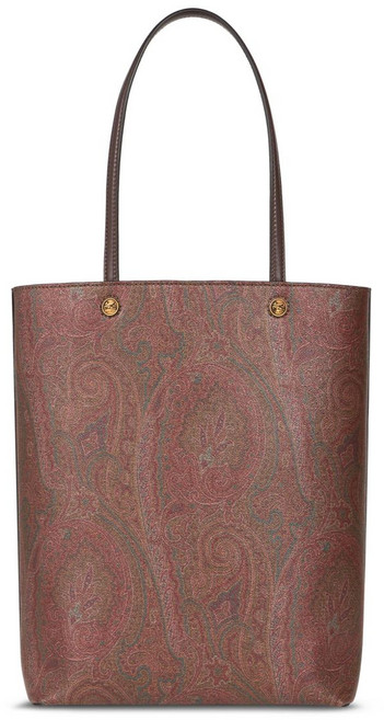 에트로 페이즐리 프린트 오픈 탑 토트 백