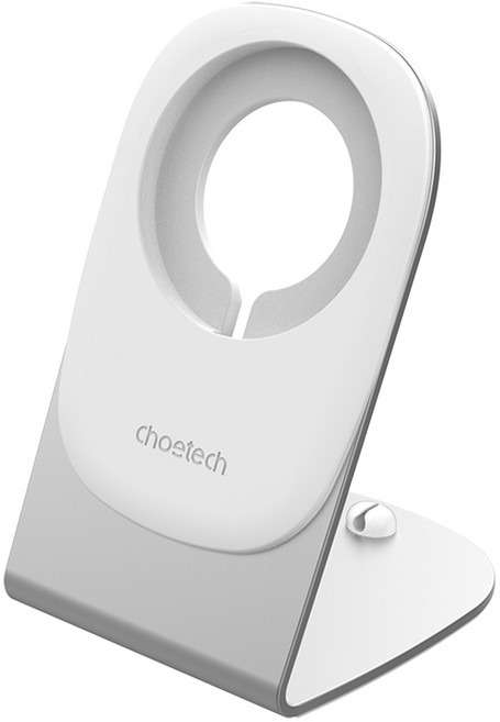 초텍 애플 맥세이프 무선 충전기 거치대, 화이트, 1개