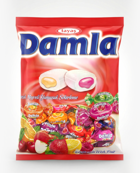 타야스 담라 어소티드 소프트캔디, 250g, 2개