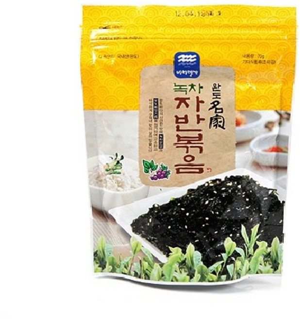 [완도진품] 녹차자반볶음세트(녹차자반볶음70g*5), 5개