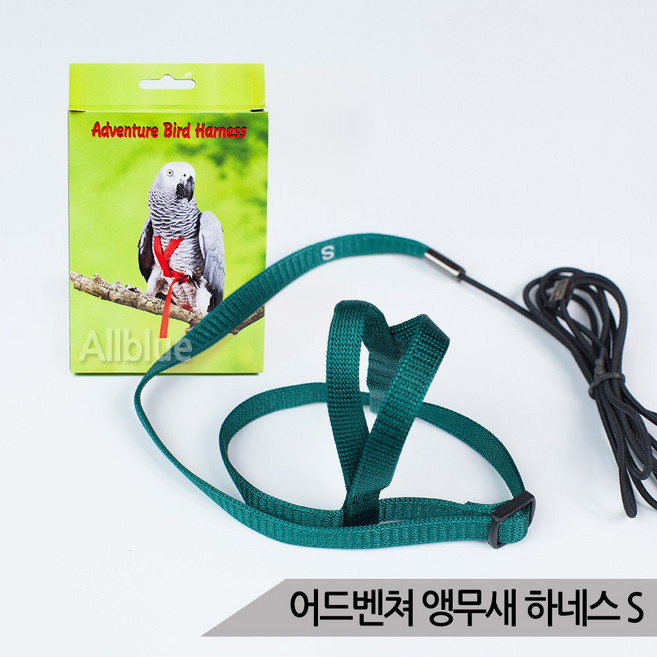 어드벤쳐 앵무새 하네스 S 아마존 마카우 중대형앵무, 1개