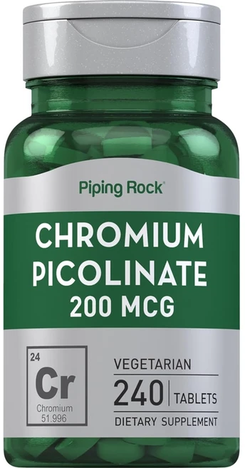 크롬 피콜린산 200mcg 고함량 240정 240일분 미국산 Chromium Picolin, 크롬 피콜린산 200mcg 240정, 1개 - 쿠팡