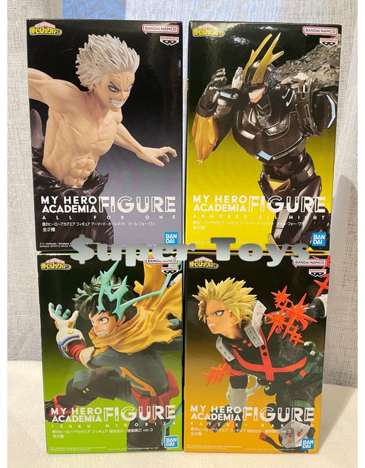 BANPRESTO 我的英雄學院 景品 公仔 模型 綠谷出久 爆豪 歐爾麥特 敵<0xE7><0xB6><0x93>, 1個