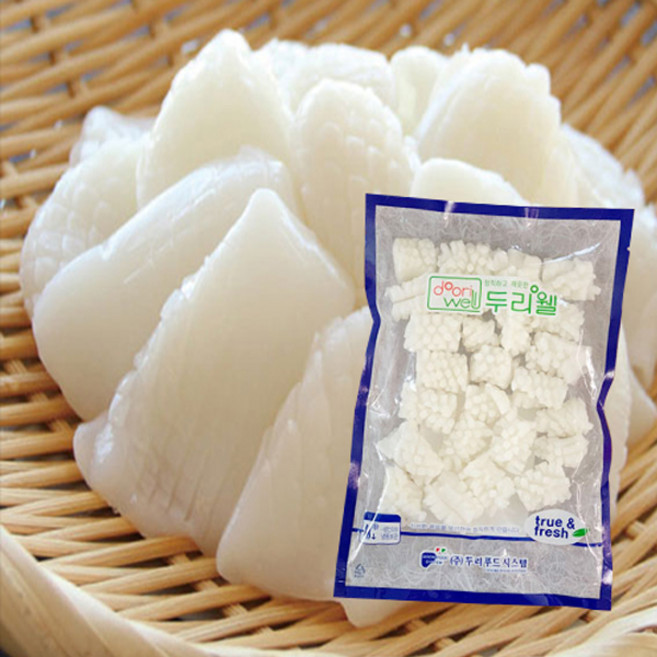 오지상 오징어솔방울 냉동오징어 자숙동체 400g, 1팩