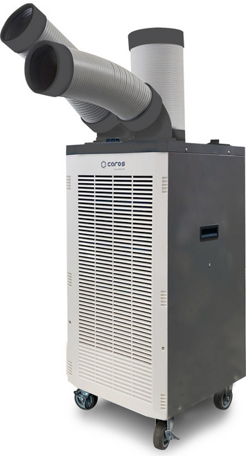 캐로스 산업용 이동식 에어컨 업소용 공장 식당 코끼리 에어컨 스팟쿨러, CPC-F3900G(2구/그레이)