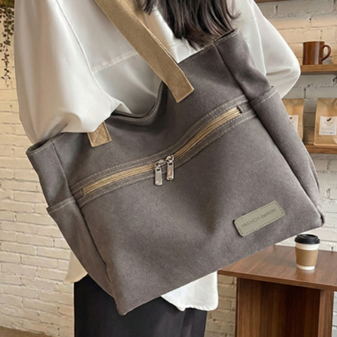 백댄스 남녀공용 데일리 에코백 캔버스 숄더백 보부상 가방