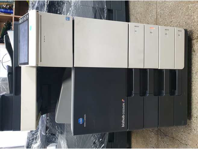 신도리코 A3 양면인쇄 스캔 (분당 22매) 칼라레이저복합기 (코니카미놀타 bizhub-c022edn) 리퍼복합기, 팩스 있음