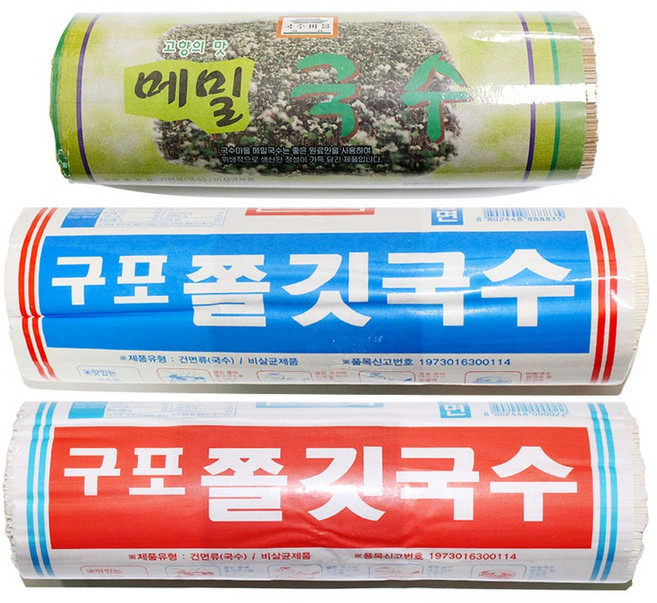 금성제면 구포 쫄깃국수 소면1.4kg *중면1.4kg *메밀국수1kg, 1개, 1.4kg