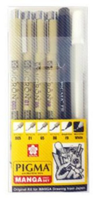 사쿠라 피그마 마이크론 망가 세트 XSDK-M6 / 만화 / 일러스트, 도깨비천국 본상품선택, 1개