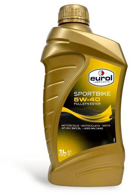 eurol 全合成酯類機油 重機專用 提升引擎性能, 1個, SPORTBIKE 5W40