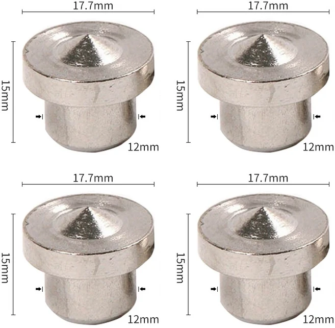 문짝지그 패널 가구 포 목공 통나무 다월 팁 라운드 핀 로케이터 센터 펀칭 DIY 6 4 개, 01 HW, 04 2 4PCS