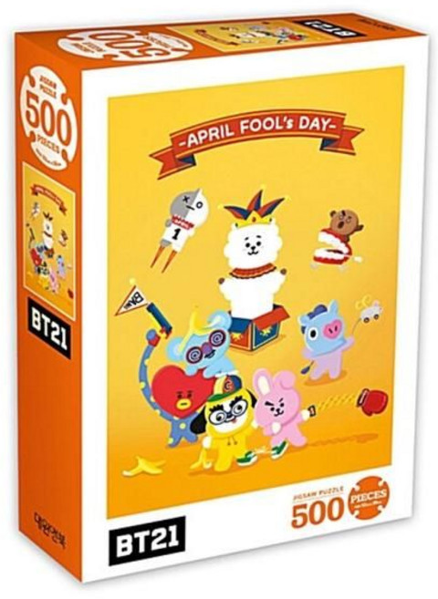 직소퍼즐 BT21 06 만우절 500피스, 상세 설명 참조, 상세 설명 참조