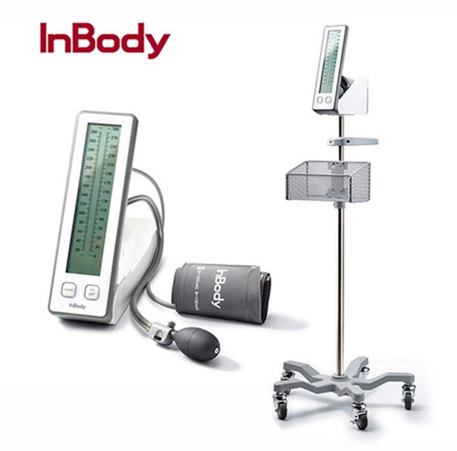 인바디 무수은 정밀혈압계 BPBIO 220T+커프추가증정 혈압측정기 스탠드형 이동카트 포함 혈압계, 1개