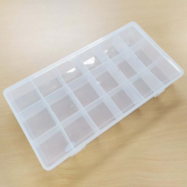 공예 주얼리 비즈 재료 보관함 18구