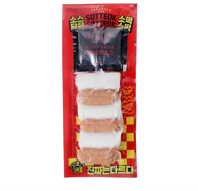 케이푸드_쿠즈락 소스담은소떡소떡(마라맛) 134g, 5개