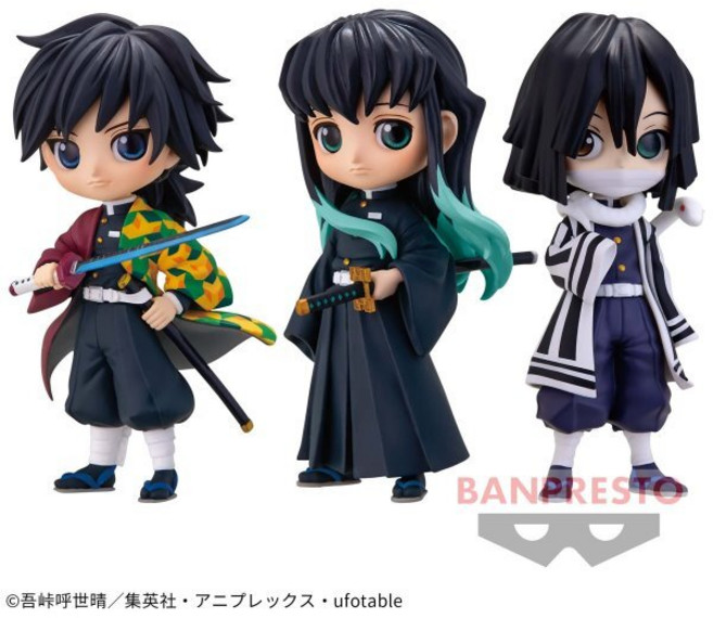 정품 반프레스토 큐포스켓 쁘띠 귀멸의 칼날 토키토 무이치로 피규어, 1개