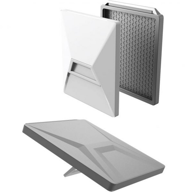 스타링크 미니 보호 커버 케이스 충격 방지스타링크 미니 접시 RV 캠핑 하이킹 여행그레이을 위한 방수 신호 안전 커버 정밀 핏 미끄럼 방지 실리콘 액세서리 디자인, Gray