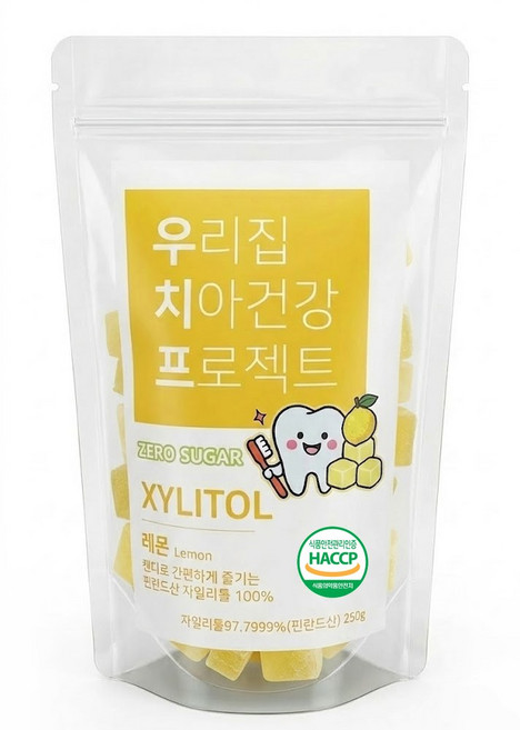 우치프 자일리톨 레몬, 250g, 1개