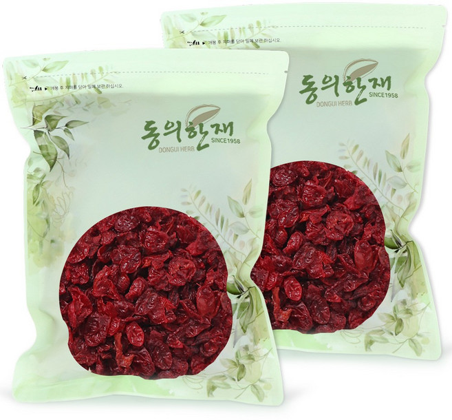 동의한재 특등급 씨없는 구례 건산수유, 300g, 2개