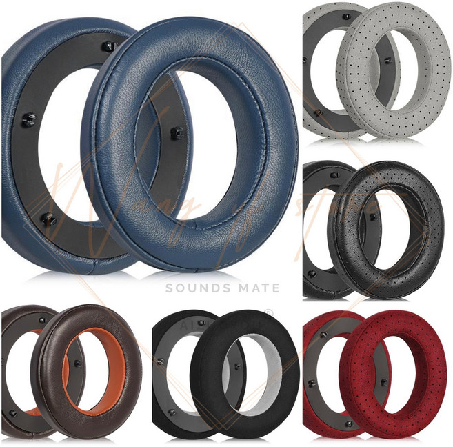 Focal Clear MG Pro Utopia Stellia Celestee HIFI 헤드폰 교체용 이어 패드 스폰지 커버 귀마개 쿠션, 파란색 양가죽