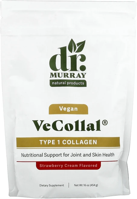 몸관리하세요 겨울입니다 Dr. Murray's VeCollal® 비건 1형 콜라겐 딸기 크림 454g(16oz) 특별관리진행, DrMurraysVeCollal비건1형콜라겐딸기크림45, 454g, 1 - 쿠팡