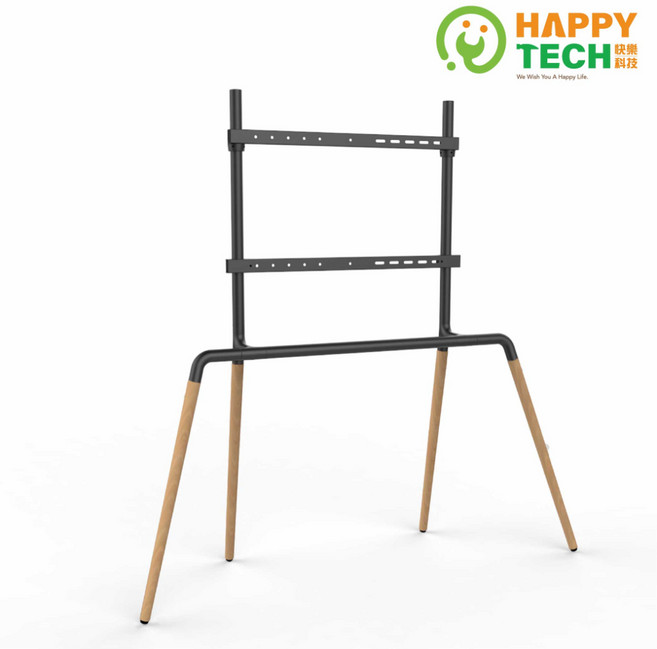 HAPPY TECH STF365 歐風實木 畫架式電視落地架 適用42-75吋, 1組, 新品1組
