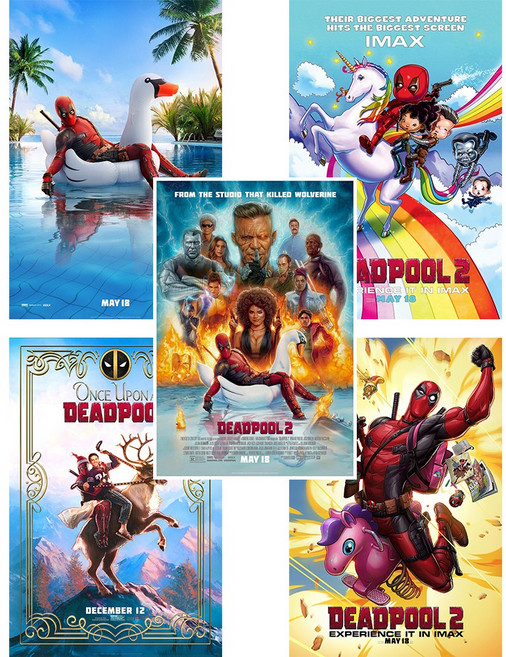 데드풀2 순한맛 빈티지 굿즈 인테리어 영화포스터 현관문 벽꾸미기, K-4581, 20cm x 30cm