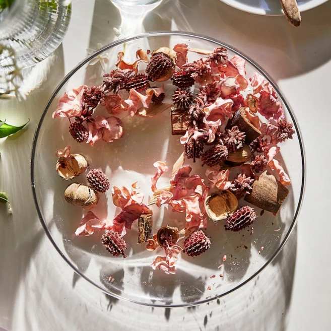 이케아 포푸리 방향제 말린꽃 차량 실내 옷장 허브 나뭇잎 탈취제 차량 드레스룸 팬트리 서랍 새집 증후군 냄새 제거, 옘모드, 90g, 1