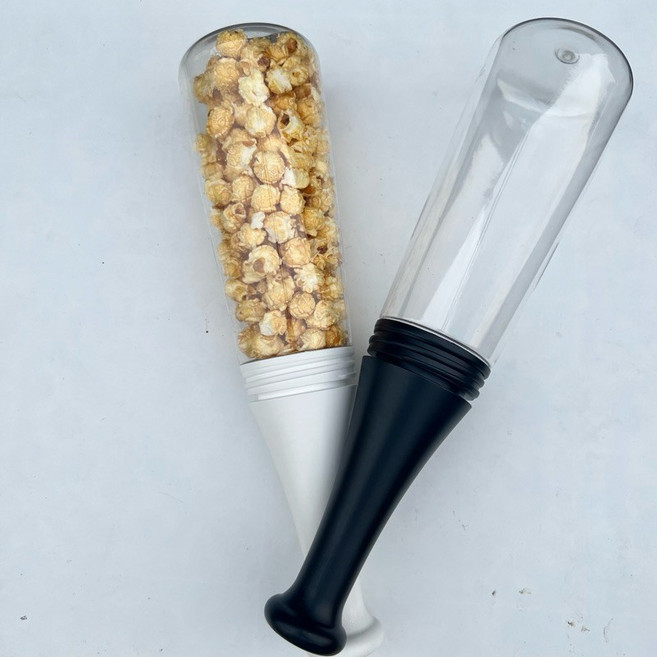 台灣上青 球形爆米花 多種口味 球棒瓶, 120g, 1套, (焦糖)-爆米花-球棒瓶*2入