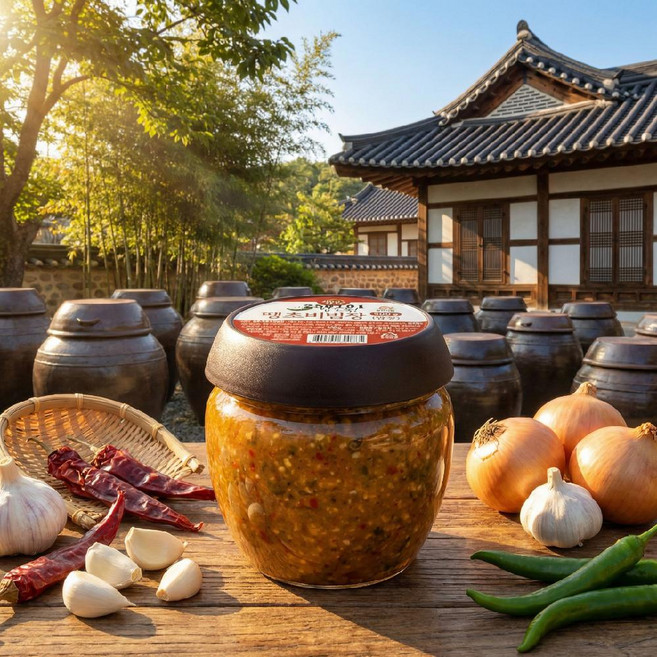 [입맛압수] 조상님도 아껴먹던 밥 세공기 순삭 지리산 땡초비빔장 500g, 1개