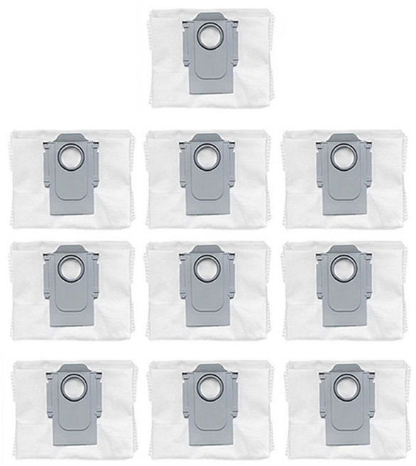 Roboro S8 / S8 / S7 MaxV / S7 / Q7 / Q7 Max / Q5 진공 자체 비우기 도크용 먼지 봉투 교체, 10PCS Bag