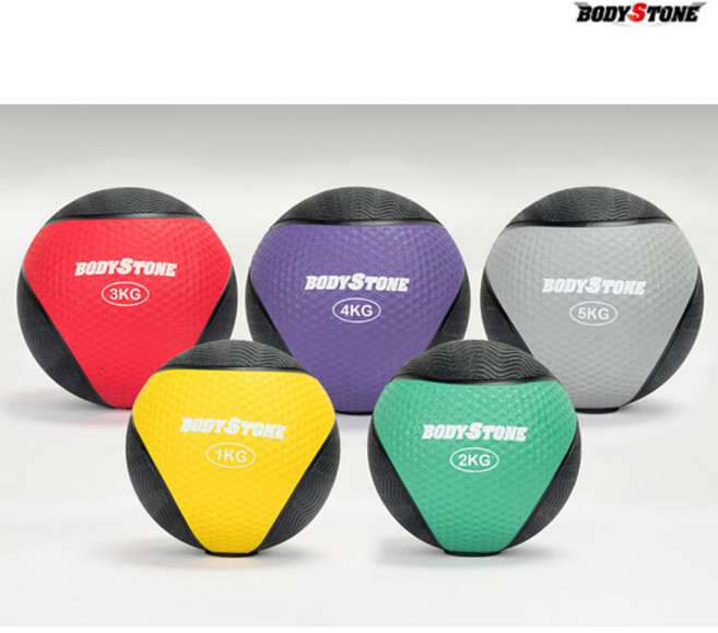 [bodystone] 메디신볼 논슬립 웨이트 트레이닝 근력운동, 1kg, 1개