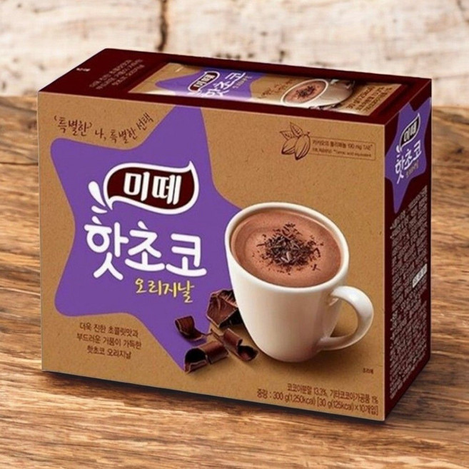 미떼 핫초코 오리지날 스틱 30g 30개입 1개 코코아 분말