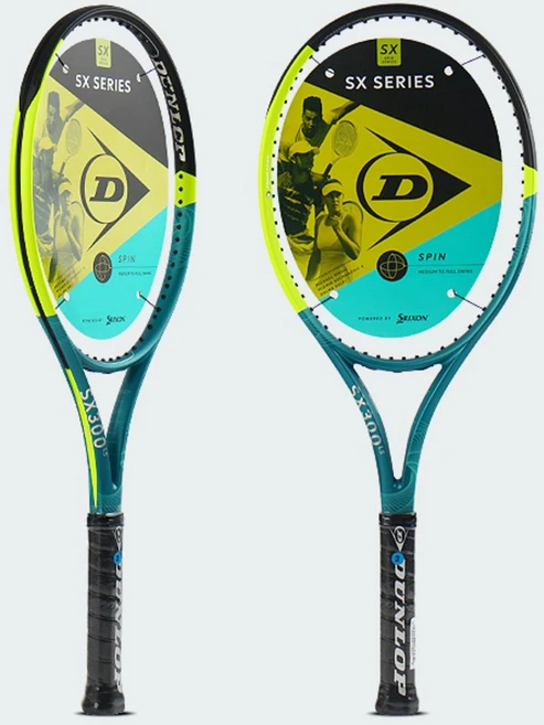 던롭 2025 SX 300 LS 100 (285g) 16x19 테니스 라켓 무료 스트링, 4(1/4), 스윙커버(색상랜덤), 1개 - 쿠팡