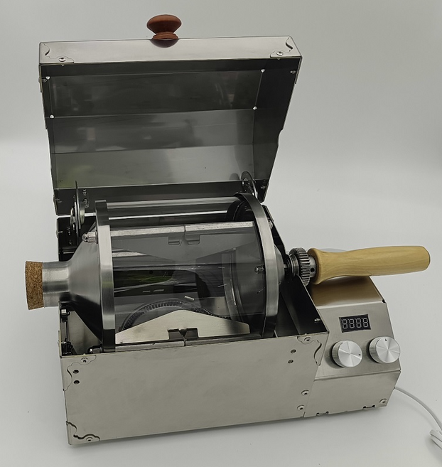 소형 가정용 자동 커피 로스팅 로스터기 부품 구성품, 범용 베이킹 고 실리카 석영 유리 사일로