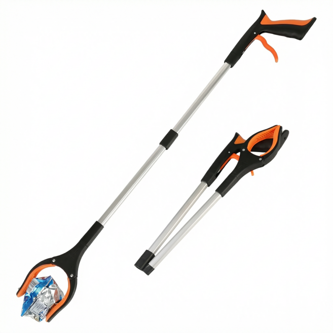 코코바움 접이식 다용도 만능 집게, 1개, 주황색