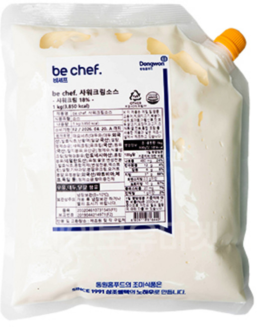 동원 비셰프 샤워크림 소스 1kg